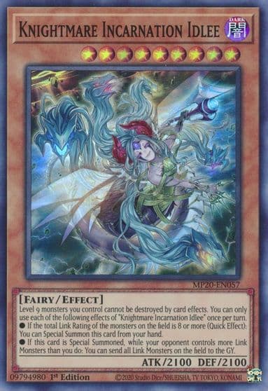 Knightmare Incarnation Idlee 2020 Tin of Lost Memories Yu-Gi-Oh! card