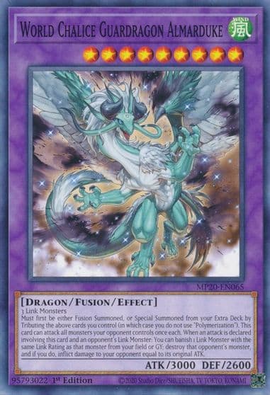 World Chalice Guardragon Almarduke 2020 Tin of Lost Memories Yu-Gi-Oh! card