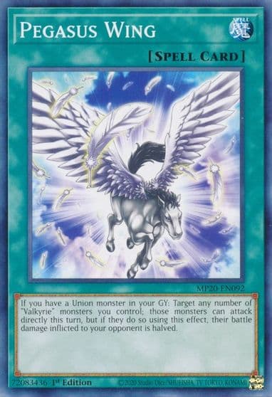Pegasus Wing 2020 Tin of Lost Memories Yu-Gi-Oh! card