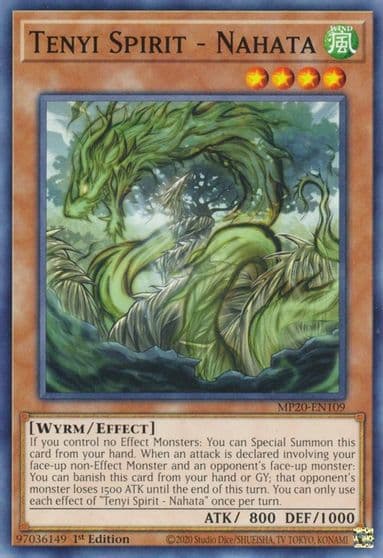Tenyi Spirit Nahata 2020 Tin of Lost Memories Yu-Gi-Oh! card