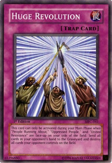 Huge Revolution Magician's Force Yu-Gi-Oh! card