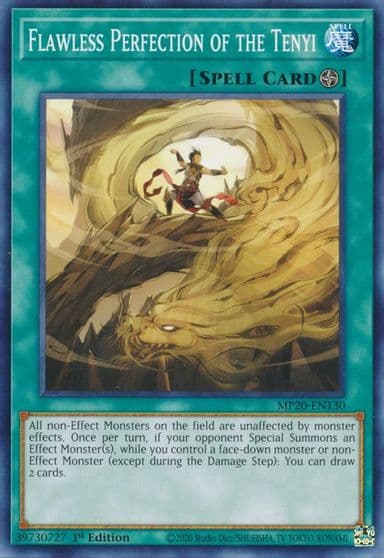 Flawless Perfection of the Tenyi 2020 Tin of Lost Memories Yu-Gi-Oh! card