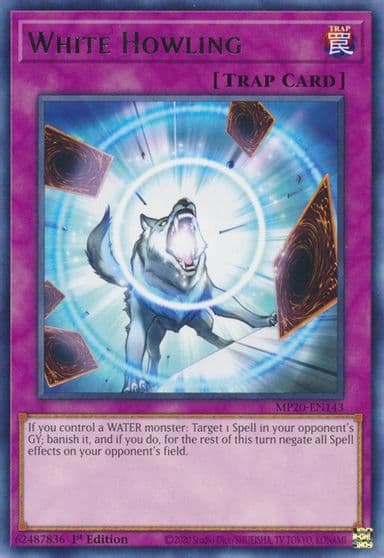 White Howling 2020 Tin of Lost Memories Yu-Gi-Oh! card