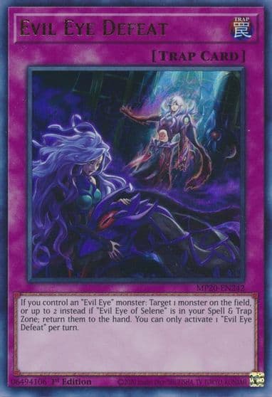 Evil Eye Defeat 2020 Tin of Lost Memories Yu-Gi-Oh! card