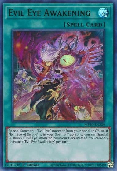 Evil Eye Awakening 2020 Tin of Lost Memories Yu-Gi-Oh! card