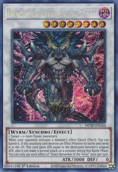 Draco Berserker of the Tenyi 2020 Tin of Lost Memories Yu-Gi-Oh! card
