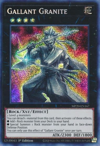 Gallant Granite 2020 Tin of Lost Memories Yu-Gi-Oh! card