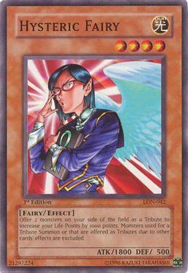 Hysteric Fairy Labyrinth of Nightmare Yu-Gi-Oh! card