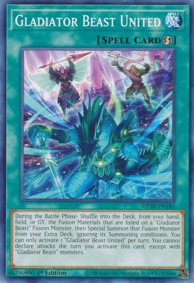Gladiator Beast United 2020 Tin of Lost Memories Yu-Gi-Oh! card