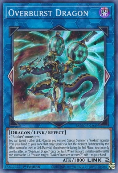 Overburst Dragon 2020 Tin of Lost Memories Yu-Gi-Oh! card