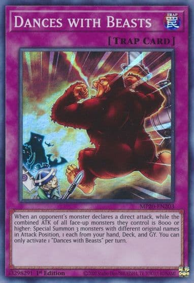 Dances with Beasts 2020 Tin of Lost Memories Yu-Gi-Oh! card