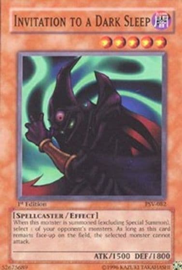 Invitation to a Dark Sleep Pharaoh's Servant Yu-Gi-Oh! card