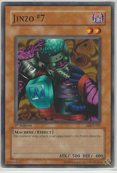 Jinzo 7 Metal Raiders Yu-Gi-Oh! card