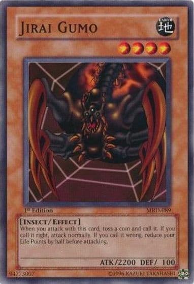 Jirai Gumo Metal Raiders Yu-Gi-Oh! card
