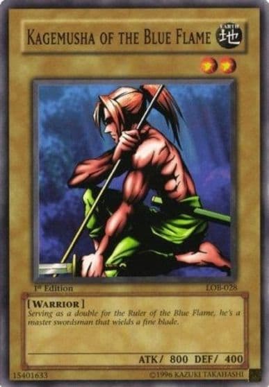 Kagemusha of the Blue Flame The Legend of Blue Eyes White Dragon Yu-Gi-Oh! card