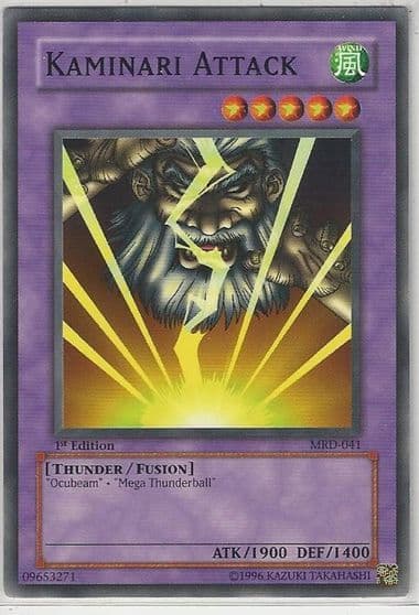 Kaminari Attack Metal Raiders Yu-Gi-Oh! card