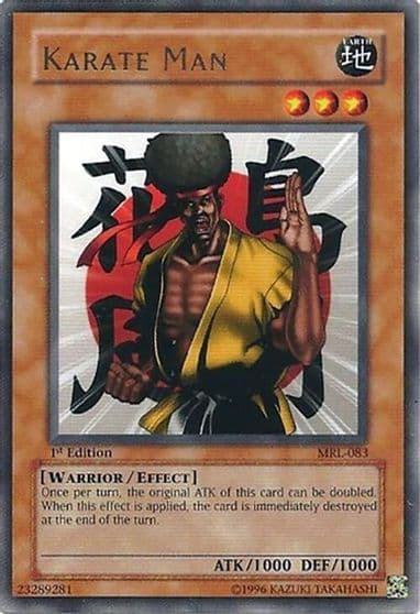 Karate Man Magic Ruler Yu-Gi-Oh! card