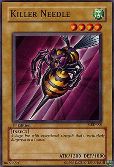 Killer Needle Metal Raiders Yu-Gi-Oh! card
