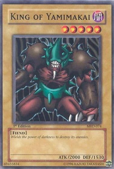 King of Yamimakai Metal Raiders Yu-Gi-Oh! card