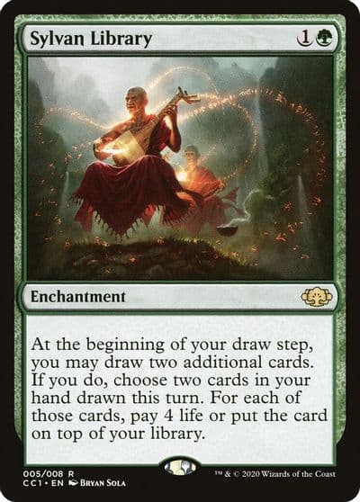 Sylvan Library Commander Collection: Green Magic card