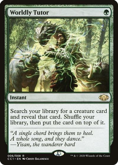Worldly Tutor Commander Collection: Green Magic card