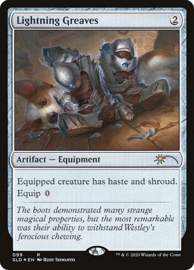 Lightning Greaves 099 Secret Lair Drop Series Magic card