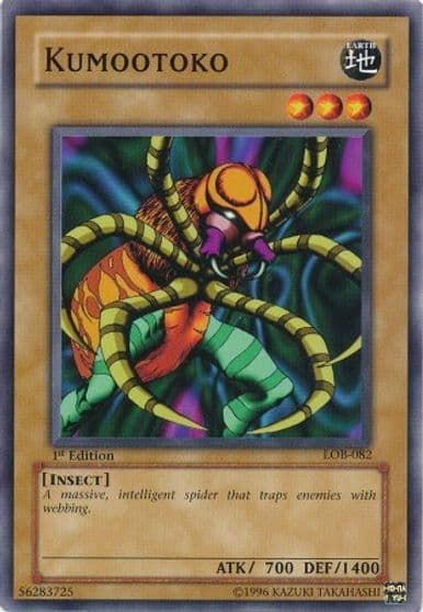 Kumootoko The Legend of Blue Eyes White Dragon Yu-Gi-Oh! card