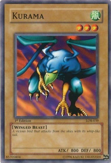 Kurama The Legend of Blue Eyes White Dragon Yu-Gi-Oh! card