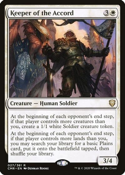 Keeper of the Accord Commander Legends Magic card