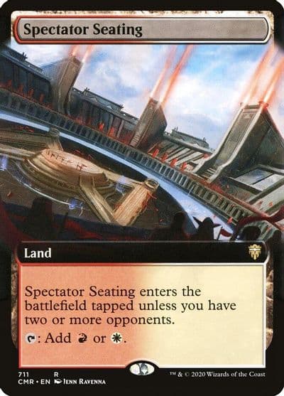 Spectator Seating Extended Art Commander Legends Magic card