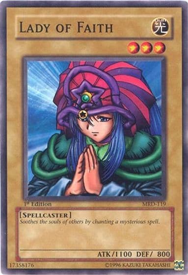 Lady of Faith Metal Raiders Yu-Gi-Oh! card