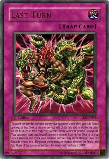 Last Turn Legacy of Darkness Yu-Gi-Oh! card