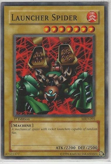 Launcher Spider Metal Raiders Yu-Gi-Oh! card