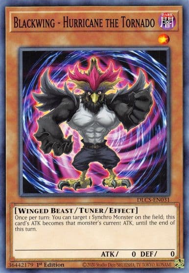 Blackwing Hurricane the Tornado Dragons of Legend: The Complete Series Yu-Gi-Oh! card