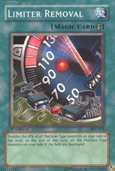Limiter Removal Pharaoh's Servant Yu-Gi-Oh! card