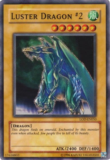 Luster Dragon 2 Legacy of Darkness Yu-Gi-Oh! card