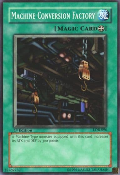Machine Conversion Factory The Legend of Blue Eyes White Dragon Yu-Gi-Oh! card