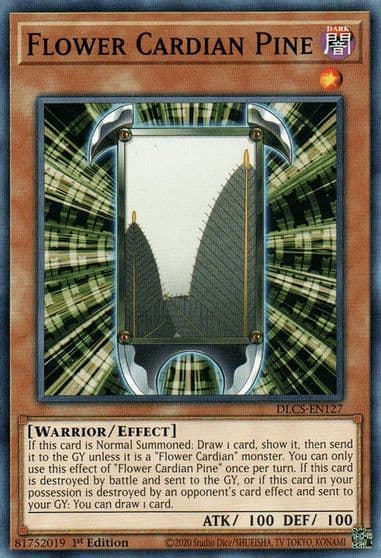Flower Cardian Pine Dragons of Legend: The Complete Series Yu-Gi-Oh! card