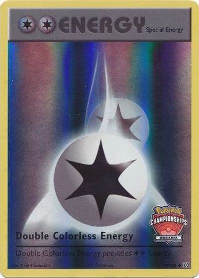 Double Colorless Energy (Oceania Championships) League & Championship Cards Pokemon card