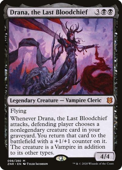 Drana the Last Bloodchief Zendikar Rising Magic card