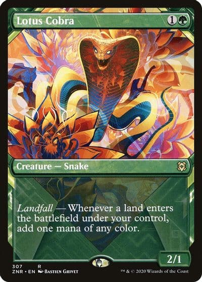 Lotus Cobra Showcase Zendikar Rising Magic card