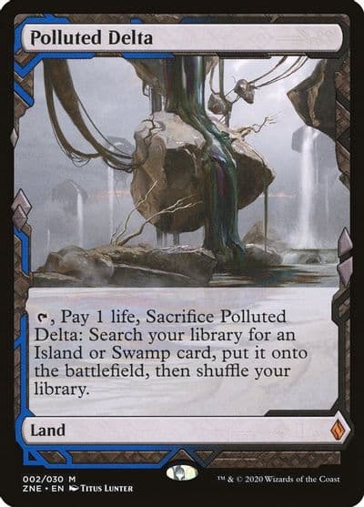 Polluted Delta Zendikar Rising Expeditions Magic card