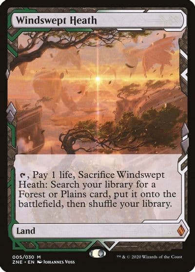 Windswept Heath Zendikar Rising Expeditions Magic card