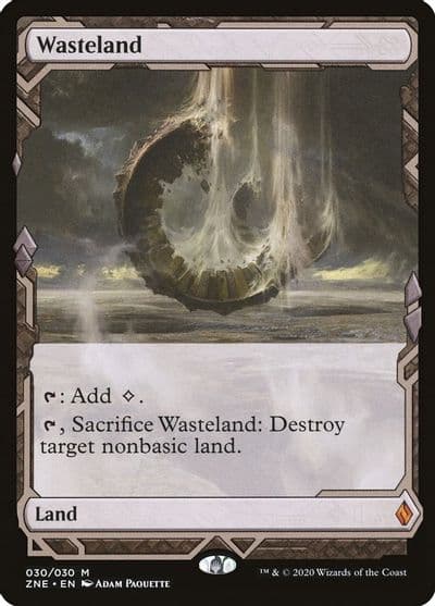 Wasteland Zendikar Rising Expeditions Magic card