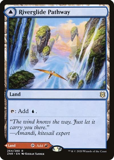 Riverglide Pathway Zendikar Rising Magic card