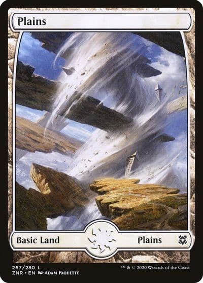 Plains 267 Full Art Zendikar Rising Magic card