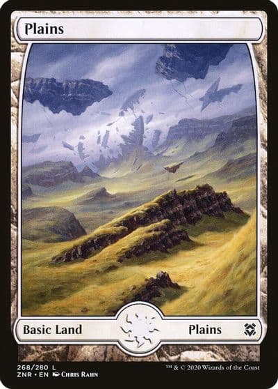 Plains 268 Full Art Zendikar Rising Magic card