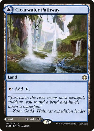 Clearwater Pathway Zendikar Rising Magic card