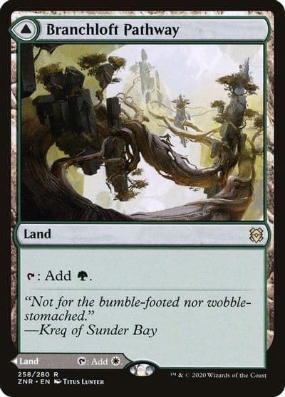 Branchloft Pathway Zendikar Rising Magic card