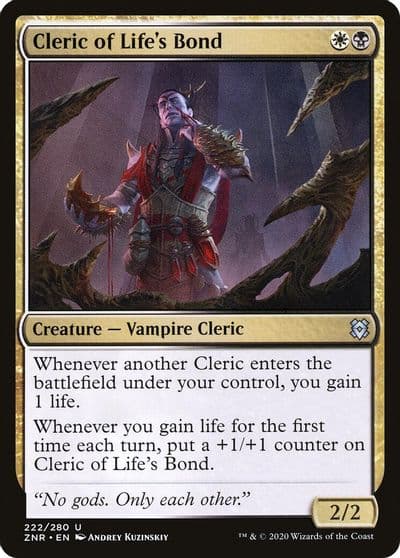 Cleric of Lifes Bond Zendikar Rising Magic card